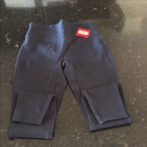 Spanx classic navy ponte ankle legging